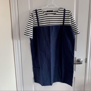 Jst striped blue dress